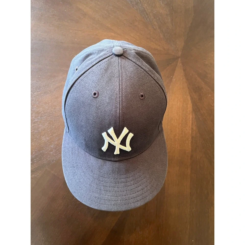 New Era NY Yankees Hat Mens 7 1/2 Navy Excellent 2009 Inaugural Season 59Fifty